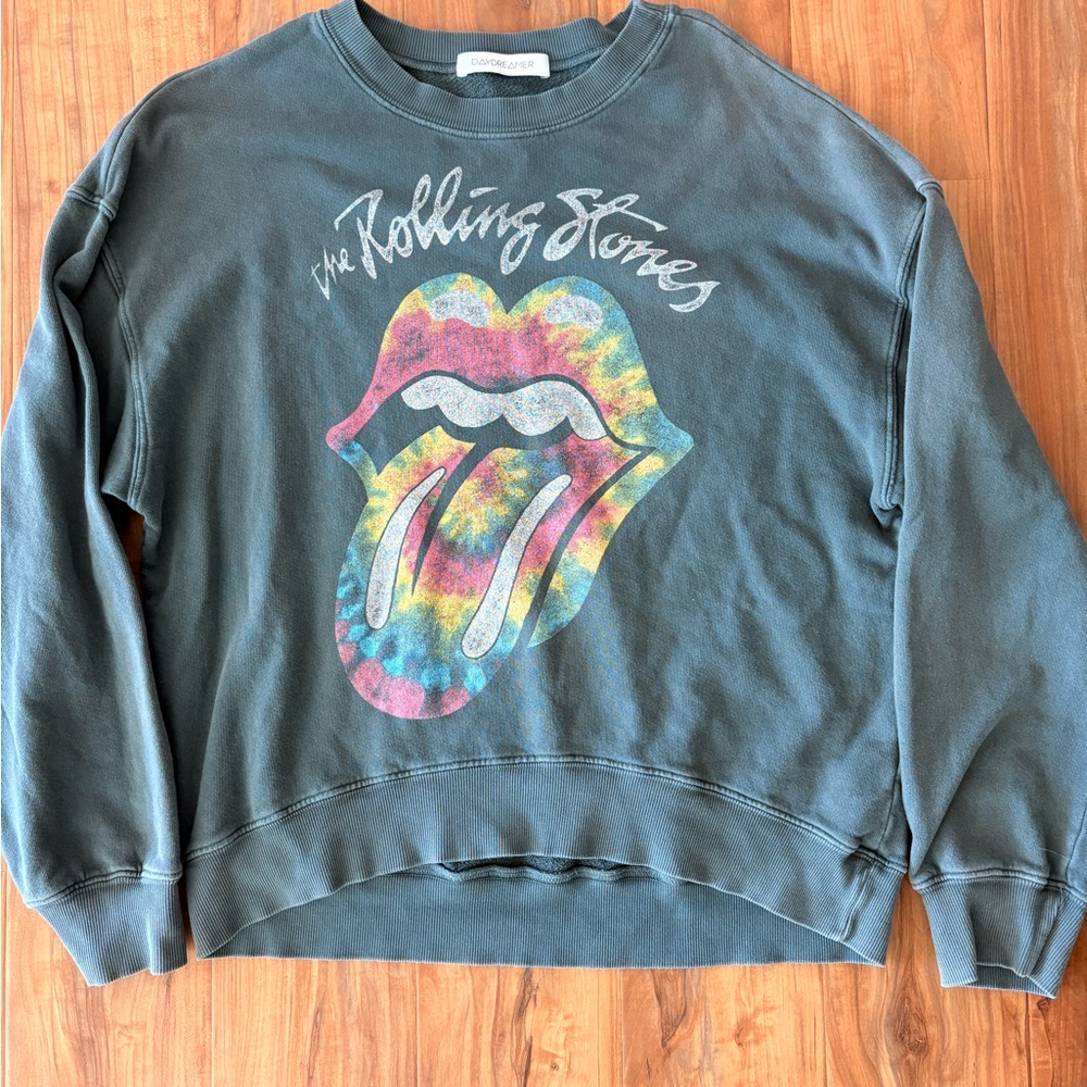 Daydreamer Sweatshirt charcoal grey/black Rolling Stones sweatshirt - Picture 2 of 7